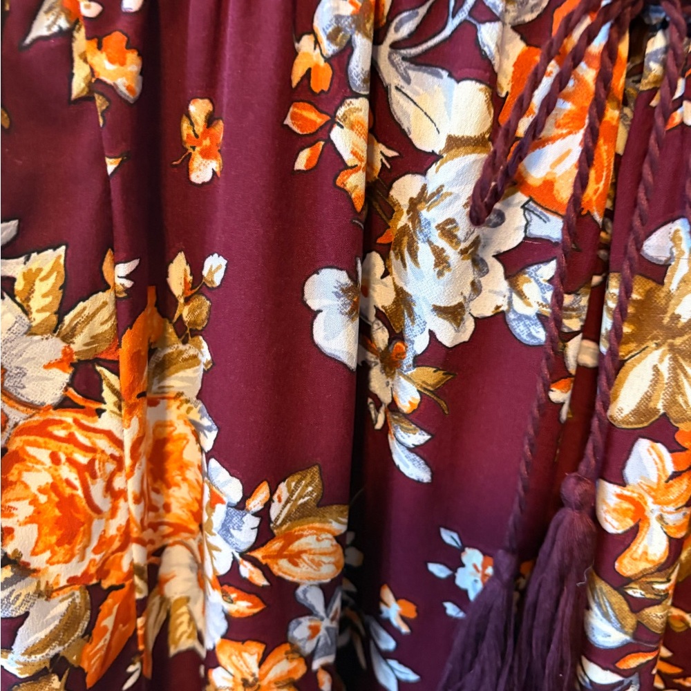 ⭐️4 for $40 ⭐️ Fall Floral Maxi Dress - Picture 4 of 4